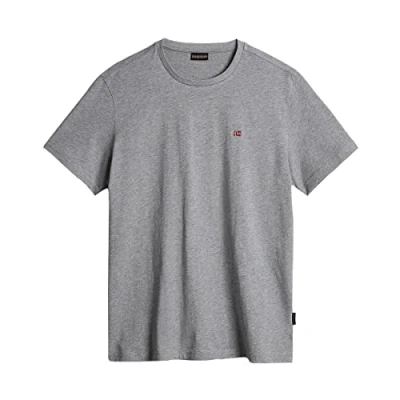Imagen de Napapijri Salis SS SUM MED MEL Camiseta interior, Hombre, Talla: Medium, Szary