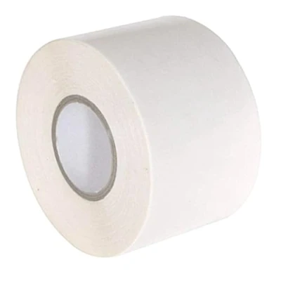 Imagen de GOCABLETIES Cinta aislante blanca de 50 mm x 33 m para instalaciones eléctricas Autoadhesiva y resistente, ancha proteger, agrupar reparar cables 1 rollo