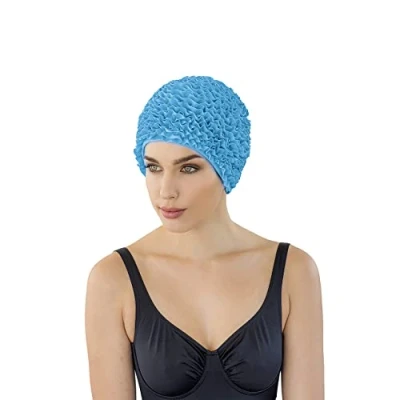 Imagen de Fashy Gorro de natación para mujer, color turquesa