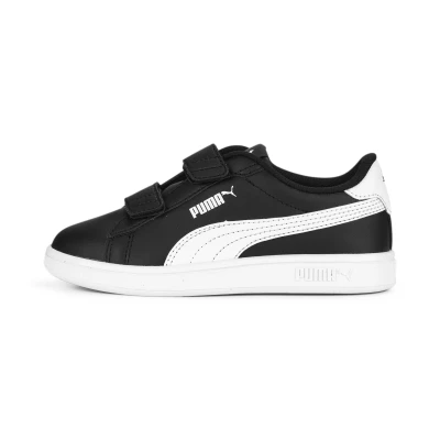Imagen de Puma Smash 3.0 Unisex Zapatillas para niños, Talla: 28, White/black/green terrain Zapatos