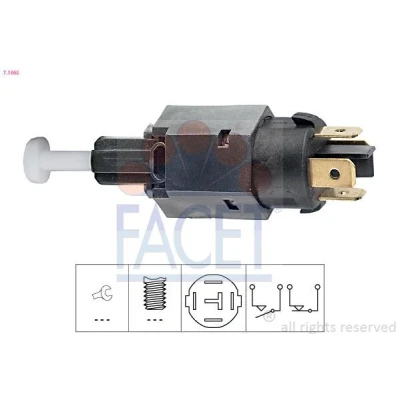 Imagen de FACET 7.1065 Interruptor luces freno mecánico Made in Italy OE Equivalent PORSCHE: 911 Coupé, Boxster, Cabrio, OPEL: Vectra B Berlina