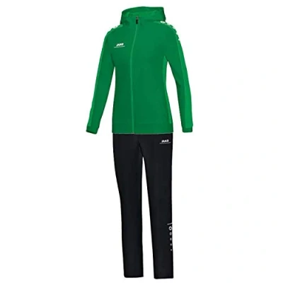 Imagen de JAKO Chándal para mujer Striker con capucha, color verde, talla 34