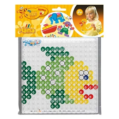 Imagen de HAMA BEADS 8283 Maxi Bolschet Mm Placa cuadrada y modelos
