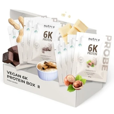 Imagen de Nutri+ Special Edition Paquete Muestras (8x 30 g) Mezcla de Pruebas Proteínas en Polvo 6k Protein Powder Set varios Sabores
