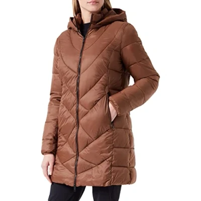 Imagen de CMP Parka de mujer con capucha desmontable, camellos, XS