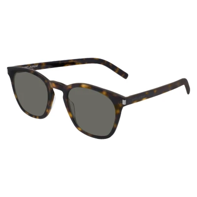 Imagen de Yves Saint Laurent SL 28 Slim 003 49 Sunglass Acetat Gafas de Sol, Havana Gris, Unisex Adulto