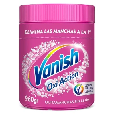 Imagen de Vanish oxi action quitamanchas para ropa blanca y de color, en polvo, sin lejía 900 g