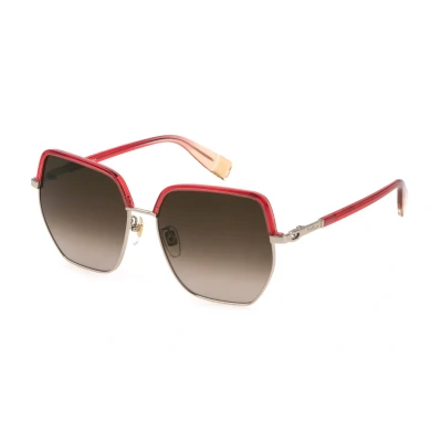 Imagen de FURLA SFU623 Gafas, Shiny Light Gold, 57 para Mujer