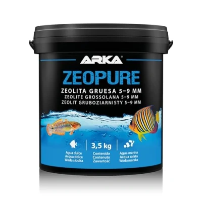 Imagen de MICROBE LIFT Zeopure 3,5 kg / 5 9 mm Gránulos de zeolita para Agua Acuario Clara, Fija amonio, nitrato y fosfato, Incl. Bolsa filtrante, Dulce Salada.