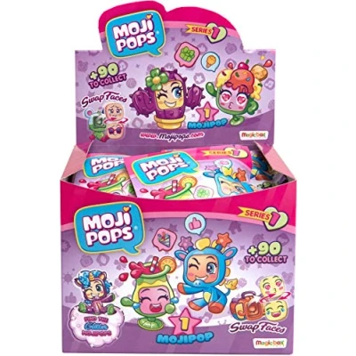 Imagen de MojiPops Display de 24 Figuras Coleccionables (PMP1D824IN00), con 1 Figura en Cada sobre