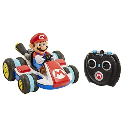 Imagen de Nintendo Super Mario Radio Control Kart con Modo Antigravedad El Coche Realiza Acrobacias, Derrapes, Trucos y Giros 360 Grados Tiene un Alcance de hasta 30 Metros