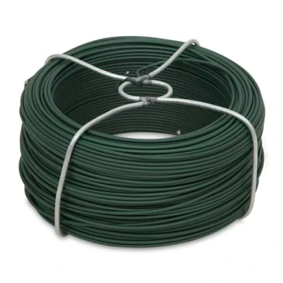 Imagen de Windhager Alambre para jardín, Flores, Plantas, galvanizado y Revestido, Verde, 60 m x 1,4 mm, 06226