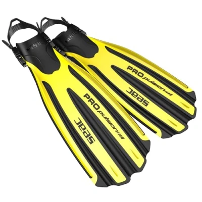 Imagen de SEAC Propulsion, Aletas de Buceo con Correa Ajustable, Made in Italy