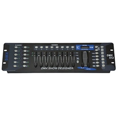 Imagen de Mesa Controladora de Luces DMX 512 192 Canales programable para iluminacion y DJ