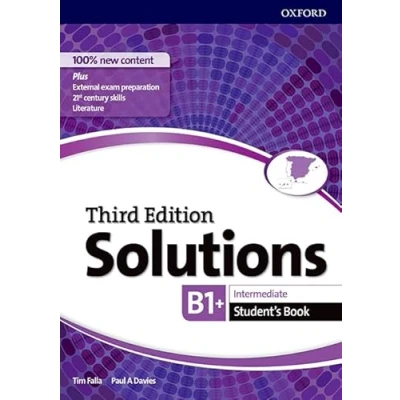 Imagen de Solutions 3rd Edition Intermediate. Student&#039;s Book (Solutions Third Edition)