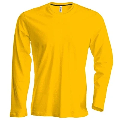 Imagen de Kariban Herren T Shirt Langarm Von notrash2003 (M, Gelb)