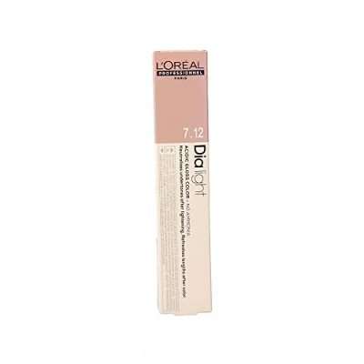 Imagen de L&#039;Oréal Professionnel DiaLight 7.12 Coloración Rubio Ceniza Irisado Sin Amoniaco, 50ml
