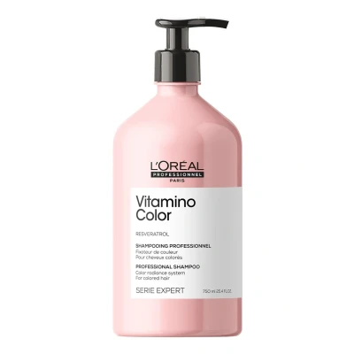 Imagen de L’Oréal Professionnel, Champú Protector de color con Resveratrol, Para pelo teñido, Vitamino Color, SERIE EXPERT, 300ml
