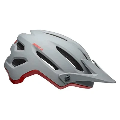 Imagen de BELL 4Forty Cascos de Bicicleta, Unisex Adulto, Colgador acantilados Mate, Gris Brillante/carmesí, Extra Large