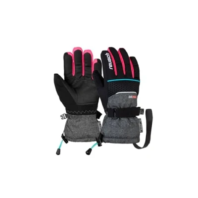 Imagen de Reusch Connor R Tex XT Handschuhe Guantes para niños, Blck/Blck Mel/Knouck Pink, 4