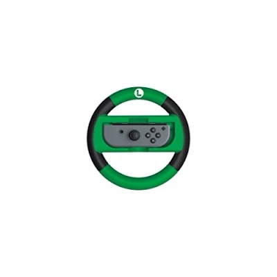 Imagen de Volante Hori Mario Kart 8 Deluxe (Luigi version), Para mando Joy Con de Nintendo Switch, Verde