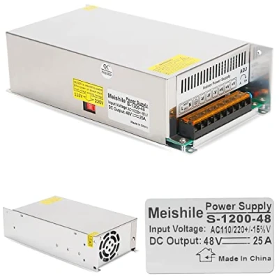 Imagen de 48V 25A 1200W Transformador Convertidor LED Iluminación la Conducción Interruptor Fuente de Alimentación CCTV Vigilancia Cámara Energía eléctrica 220V AC DC 1200 Watt