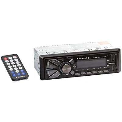 Imagen de New Majestic DAB 442 BT Receptor Multimedia para Coche Negro 180 W Bluetooth Radio (Negro, 1 DIN, W, 4.0 Canales, 45 30 dB)