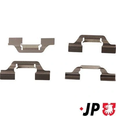 Imagen de JP GROUP 1164006610 Kit de accesorios, pastillas frenos Eje trasero VOLKSWAGEN: Golf 4, SEAT: Leon I Hatchback, Toledo 2 Limousine