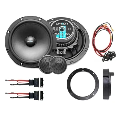 Imagen de Option Altavoz de Coche 16,5 cm compatible con VW Up (tipo AA) Plug &amp; Play Altavoces 2 vías componentes