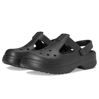 Imagen de Crocs Classic MARY JANE Unisex Chanclas de baño para niños, Talla: 32/33, Black Zapatos