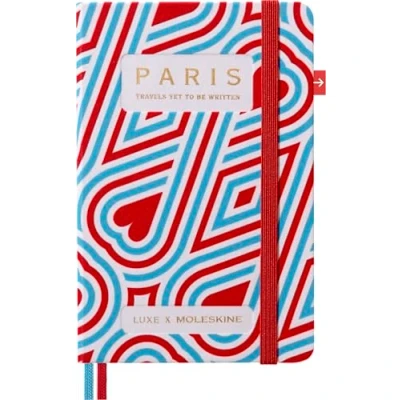 Imagen de Moleskine LUXE Cuaderno Paris City, con Contenidos de Viaje, Tapa Dura Tela y Cierre Elástico, Formato Pocket 9 x 14 cm