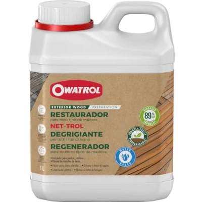 Imagen de OWATROL NET TROL Desengrasante y limpiador para madera 1 litro