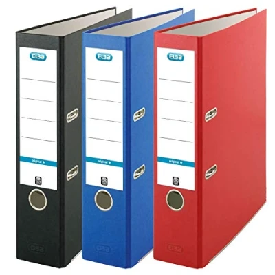 Imagen de Elba Smart Original Archivador (A4, 8 cm de ancho, 3 colores, unidades), color rojo, azul y negro