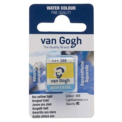Imagen de Van Gogh Watercolor Half Pan Azo Yellow Light