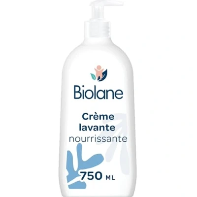 Imagen de Biolane Gel lavant Surgras doux et sans savon pour bébé Flacon pompe de 750 ml