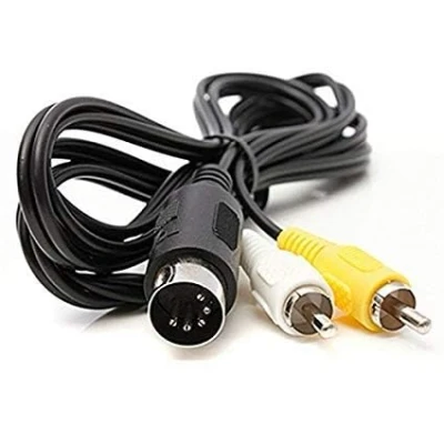 Imagen de WICAREYO Cable de Video compuesto AV Audio para Genesis 1 Mega Drive Master System