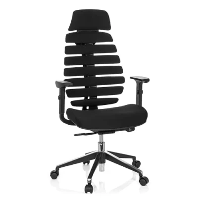 Imagen de hjh OFFICE Silla de Oficina giratoria Ergo Line II Pro Tela ergonómica con Brazos Ajustables reposacabezas Verde