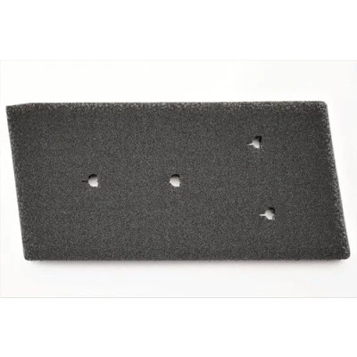 Imagen de filtro para secador de bomba calor Bauknecht Privileg Whirlpool HX 481010716911, fino, grueso, 230 x 115 14 mm, esponja, alfombrilla filtro, 100% Made in Germany (1 pieza)