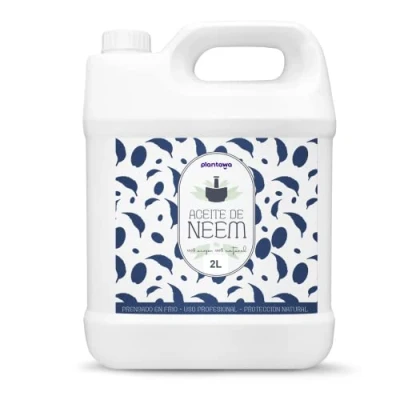 Imagen de PLANTAWA Aceite de Neem 2 litros Prensado en Frío Elaborado con Ingredientes Origen Vegetal Nim Solución Natural y Sostenible para un Huerto Saludable Libre Plagas