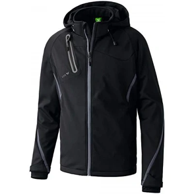 Imagen de erima Outdoor Basics Chaqueta, Unisex niños, Negro/Antracita, 128