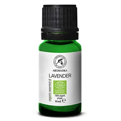 Imagen de Aceite Esencial de Lavanda Ecológico 10ml Lavandula Angustifolia Aceites Aromaterapia Natural para Dormir Relajante y Calmante Velas