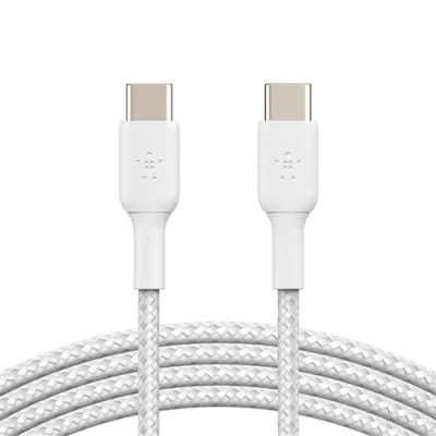 Imagen de Belkin Boost Charge USB C Braided cable 1 Metro Blanco