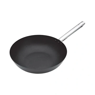 Imagen de MASTER CLASS Wok Antiadherente, Acero, Negro, 30 cm (12 inch)