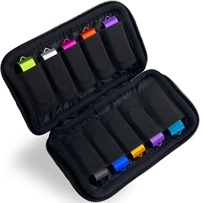 Imagen de Bolsa de Almacenamiento para Memoria USB, JBOS Organizador Accesorios Electrónicos Soporte USB Flash/Drive Thumb Drives/Pendrives/Jump Drives