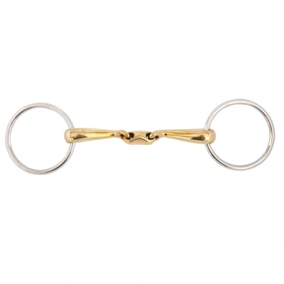 Imagen de BR double jointed loose ring snaffle Soft Contact curved mouthpiece 16 mm