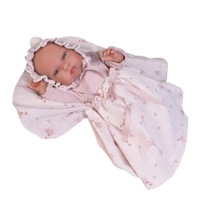 Imagen de Muñecas Antonio Juan Mi Pequeño Reborn Tufi con Faldón y Accesorios Ref. 82310 Colección 2024