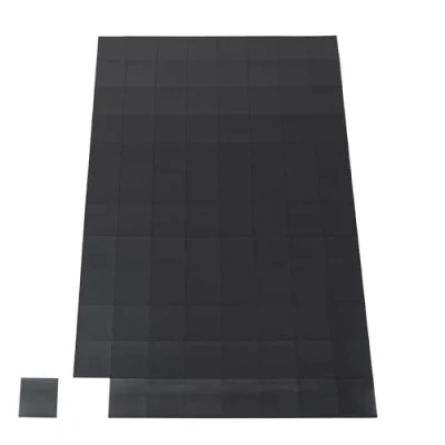 Imagen de Magnet Expert® MFA42525(SA) 1 Hoja A4 de 96 Cuadrados magnéticos autoadhesivos (25 mm x 25 0,76 mm) (Paquete 1), Black, pack