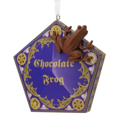 Imagen de Hallmark Adorno Coleccionable de Harry Potter, diseño Rana Chocolate y Caja