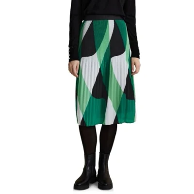 Imagen de Street One A361422 Falda Plisada Midi, Women&#039;s, Fresh Spring Green, 38W