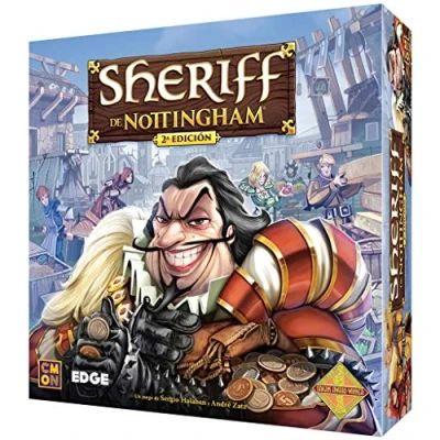 Imagen de CMON El sheriff De Nottingham 2ª Edición Juego Mesa Estrategia para Adultos y Jóvenes a Partir 14 Años 3 6 Jugadores 60 Minutos por Partida Español